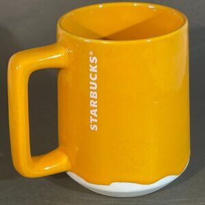 Starbucks Summer Mango Luster Orange Drip 14 oz Coffee Cup Mug 2022 (1392)